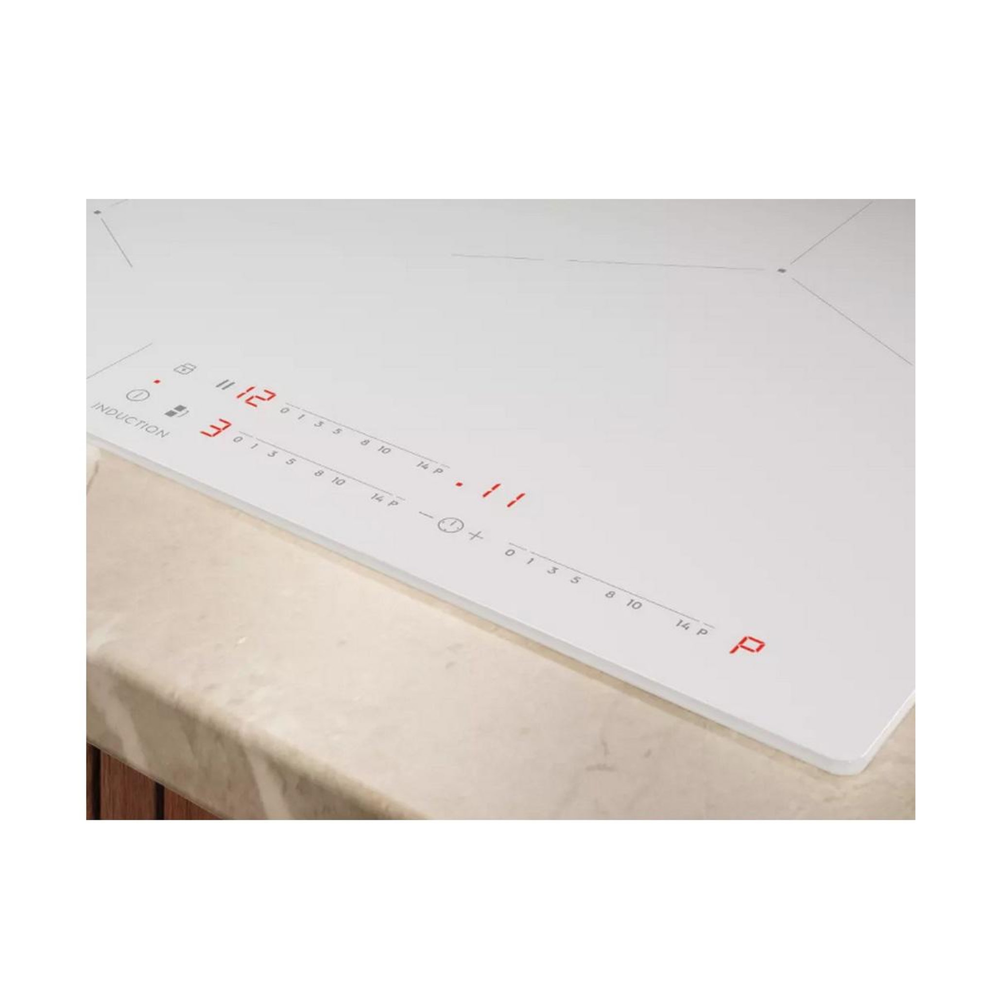 Voir la diapositive 3 : ELECTROLUX Table de cuisson induction 3 feux 7350w blanc - EIV63342CW/1