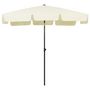 Voir la diapositive 2 : VIDAXL Parasol de plage jaune sable 200x125 cm