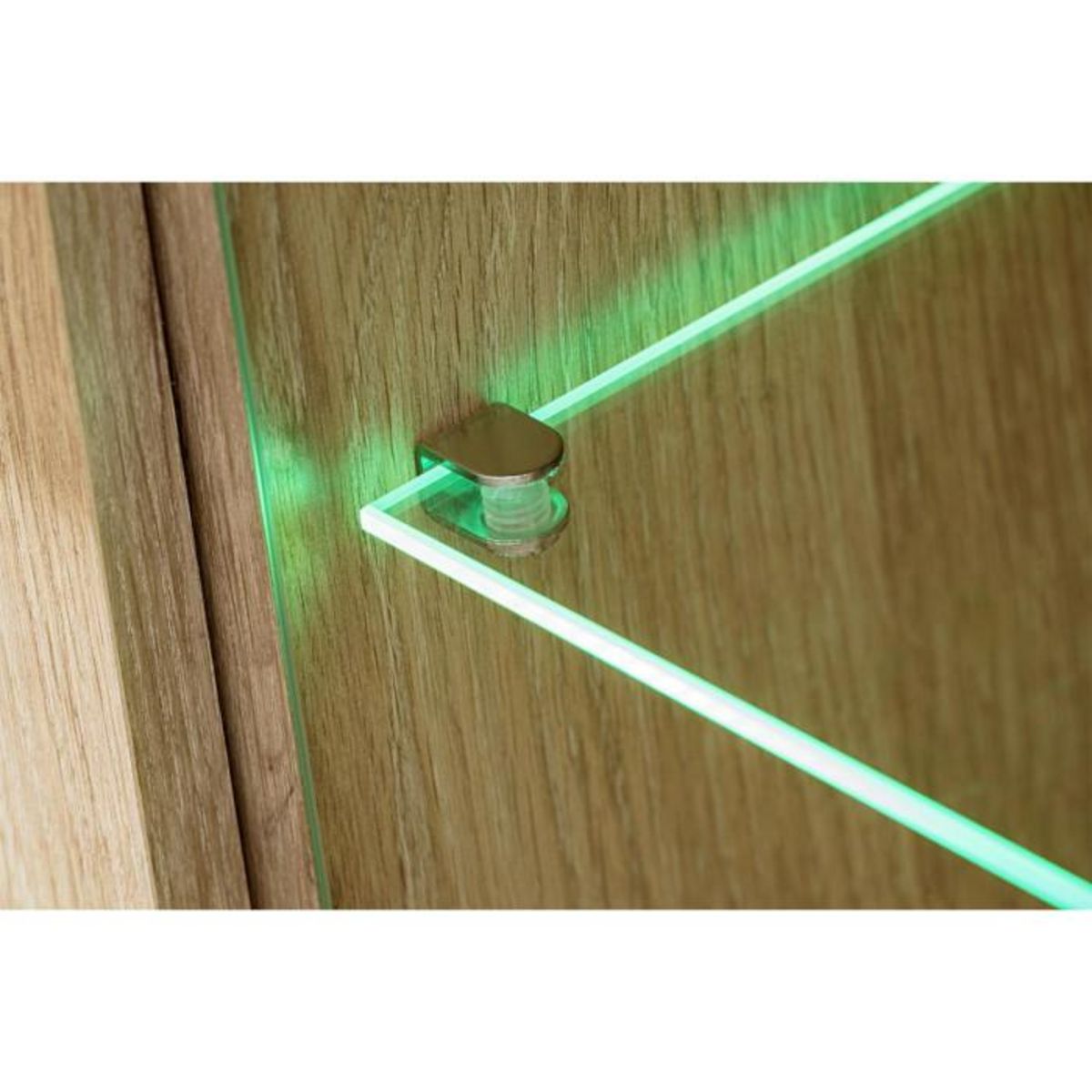 Paris Prix Meuble de Rangement Haut Rainuré  Catalina  197cm Naturel