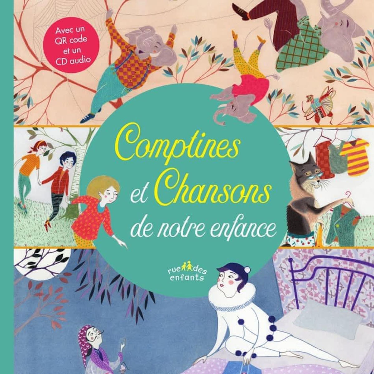 COMPTINES ET CHANSONS DE NOTRE ENFANCE. AVEC UN QR CODE ET UN CD AUDIO, Taccone Pia