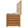 Voir la diapositive 4 : OUTSUNNY Coffre de rangement extérieur 176L - dim. 130L x 50l x 45H cm - poignée - bois marron