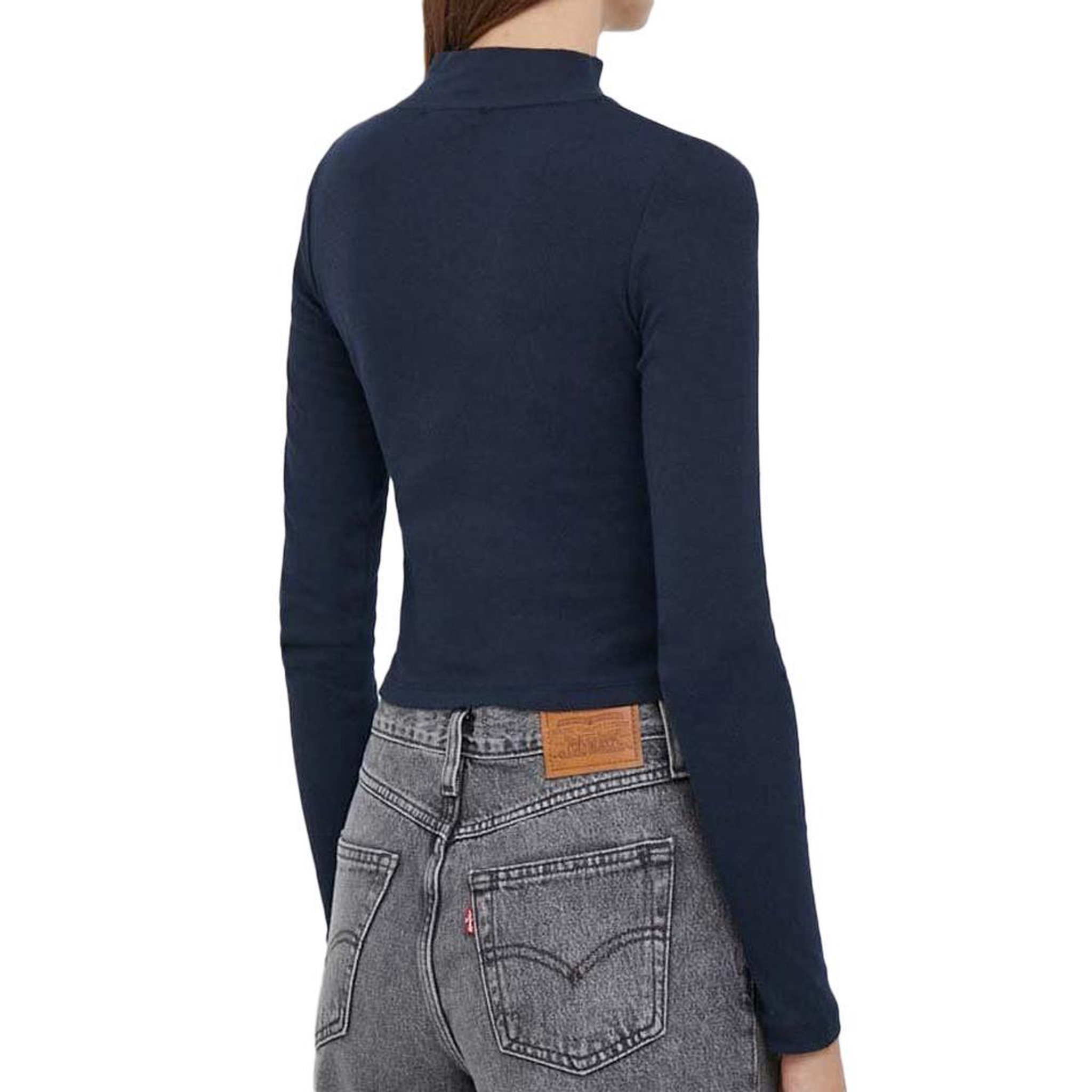 Voir la diapositive 2 : Pepe Jeans T-shirt Manches Longues Marine Femme Pepe jeans Winona Perkins