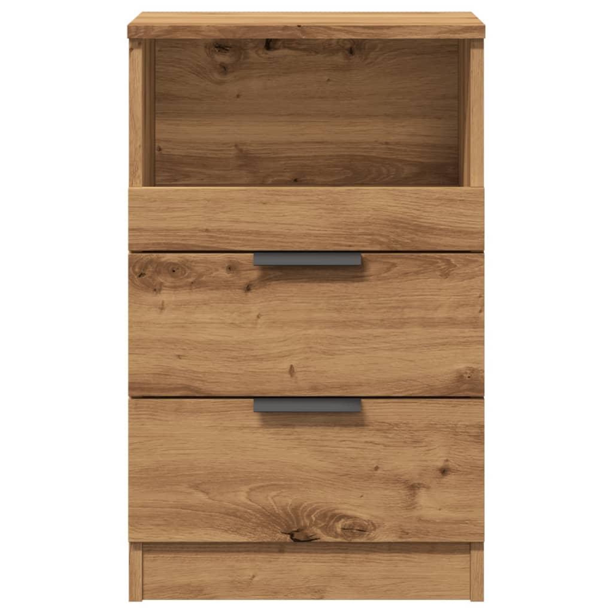 Voir la diapositive 5 : VIDAXL Table de chevet chene artisanal 40x36x65 cm bois d'ingenierie