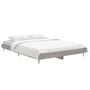Voir la diapositive 3 : VIDAXL Cadre de lit sans matelas sonoma gris 135x190 cm