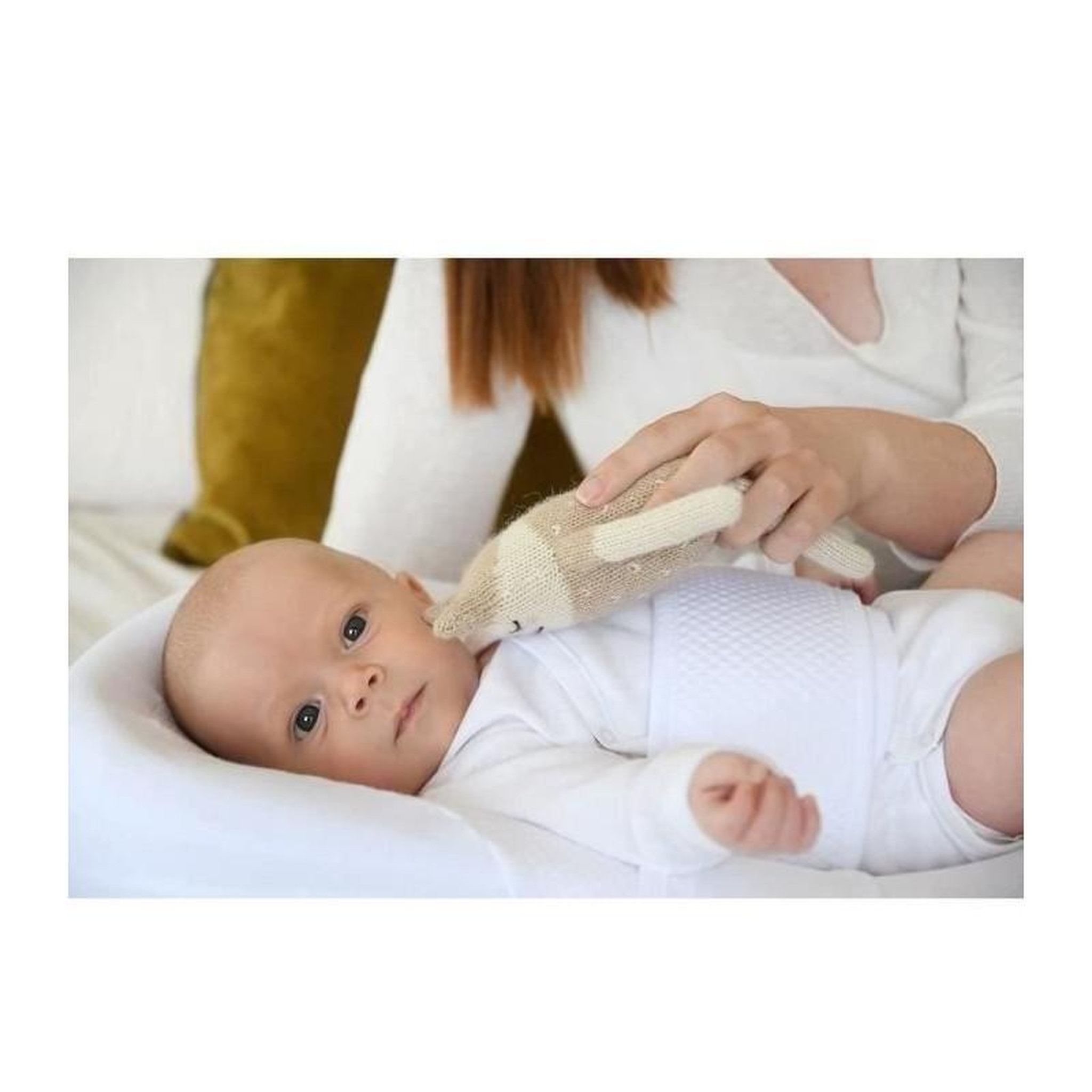 Voir la diapositive 4 : RED CASTLE Red castle/ Cocoonababy- Fleur de coton Blanc