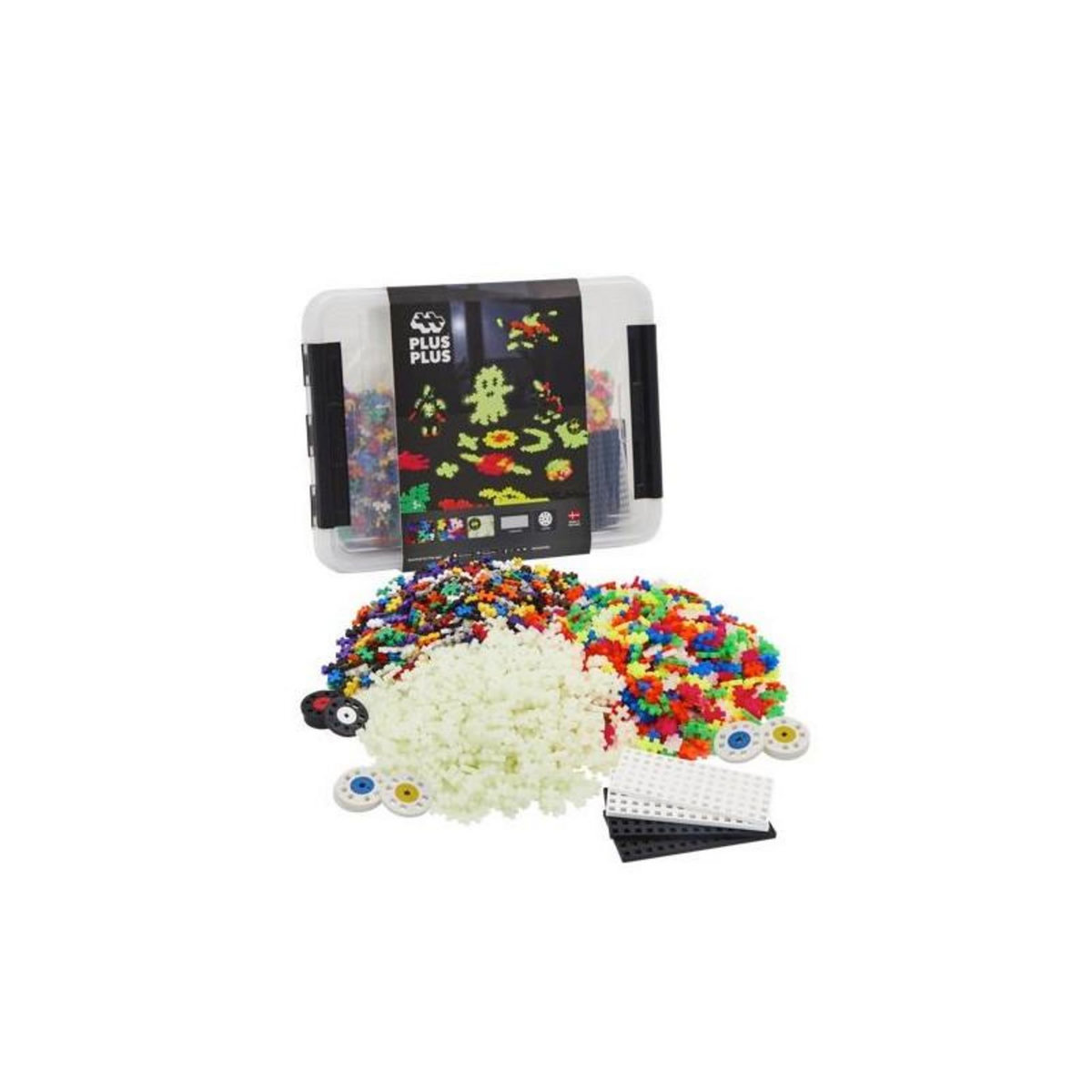 PlusPlus Coffret découverte Plus Plus Phosphorescent 2000 pièces