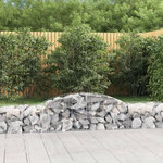 VIDAXL Paniers a gabions arques 7 pcs 300x50x40/60 cm fer galvanise