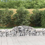 Voir la diapositive 1 : VIDAXL Paniers a gabions arques 7 pcs 300x50x40/60 cm fer galvanise