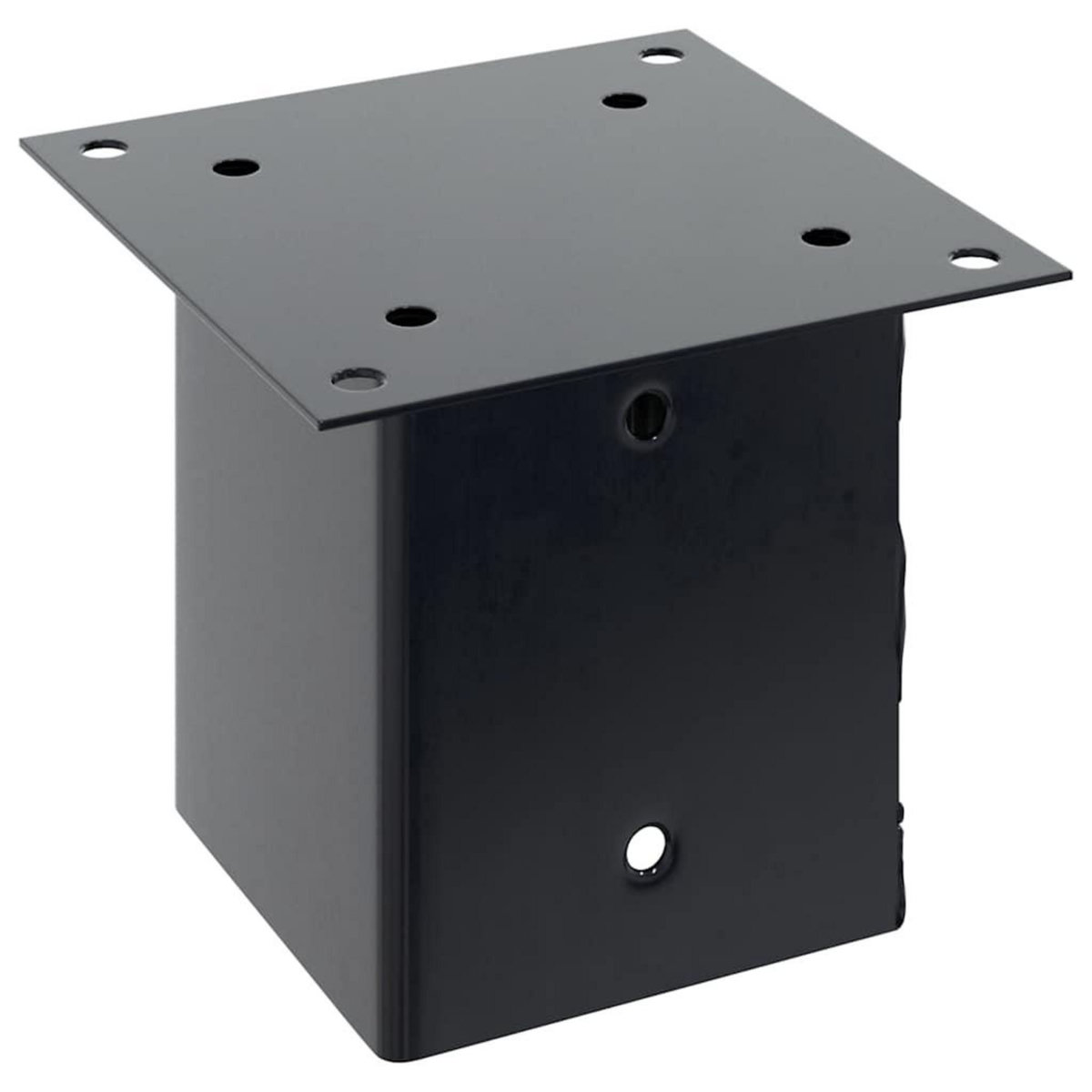 VIDAXL Bases de poteau carrees 4 pcs anthracite 101x101 mm