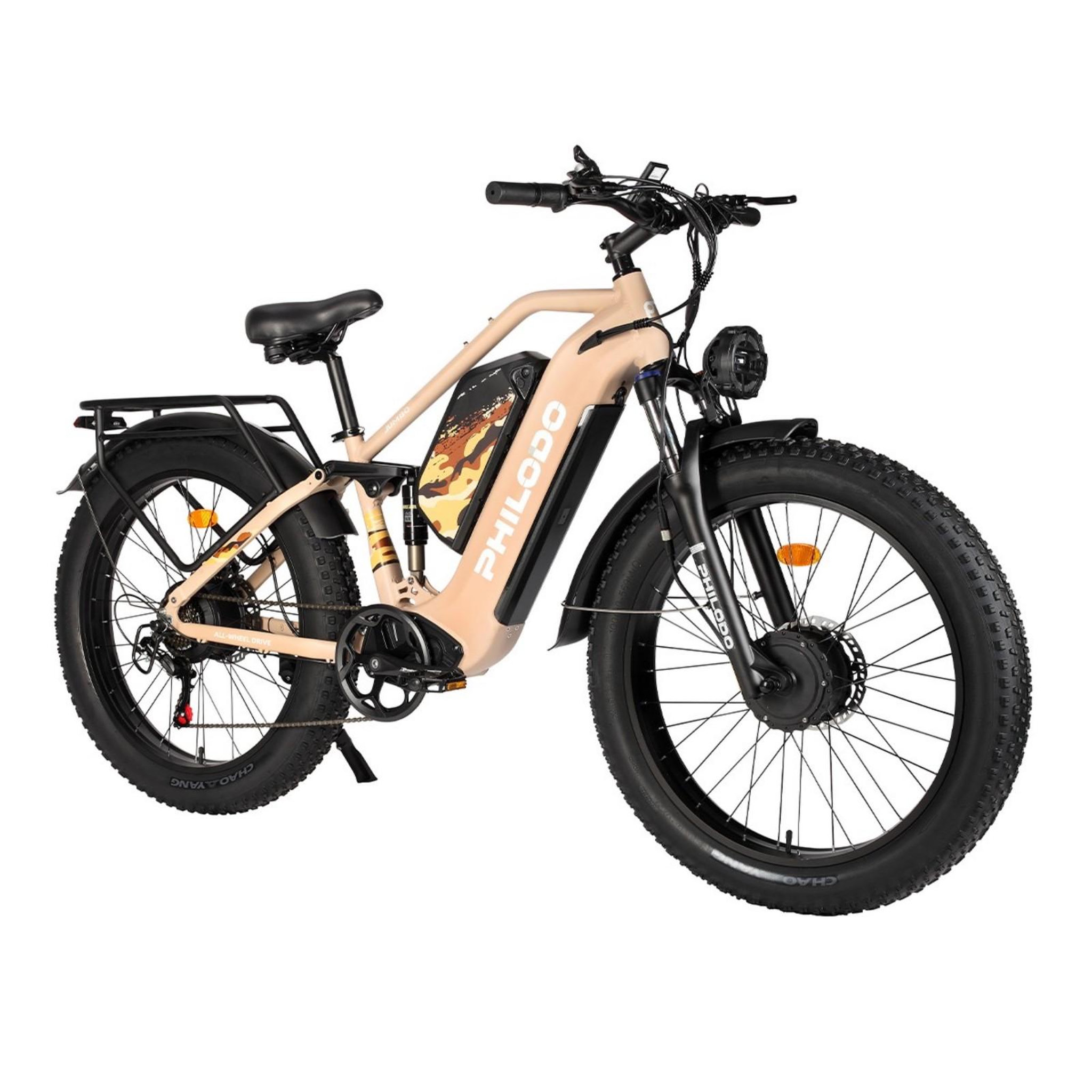 Voir la diapositive 2 : PHILODO Vélo électrique philodo jumbo à double batterie