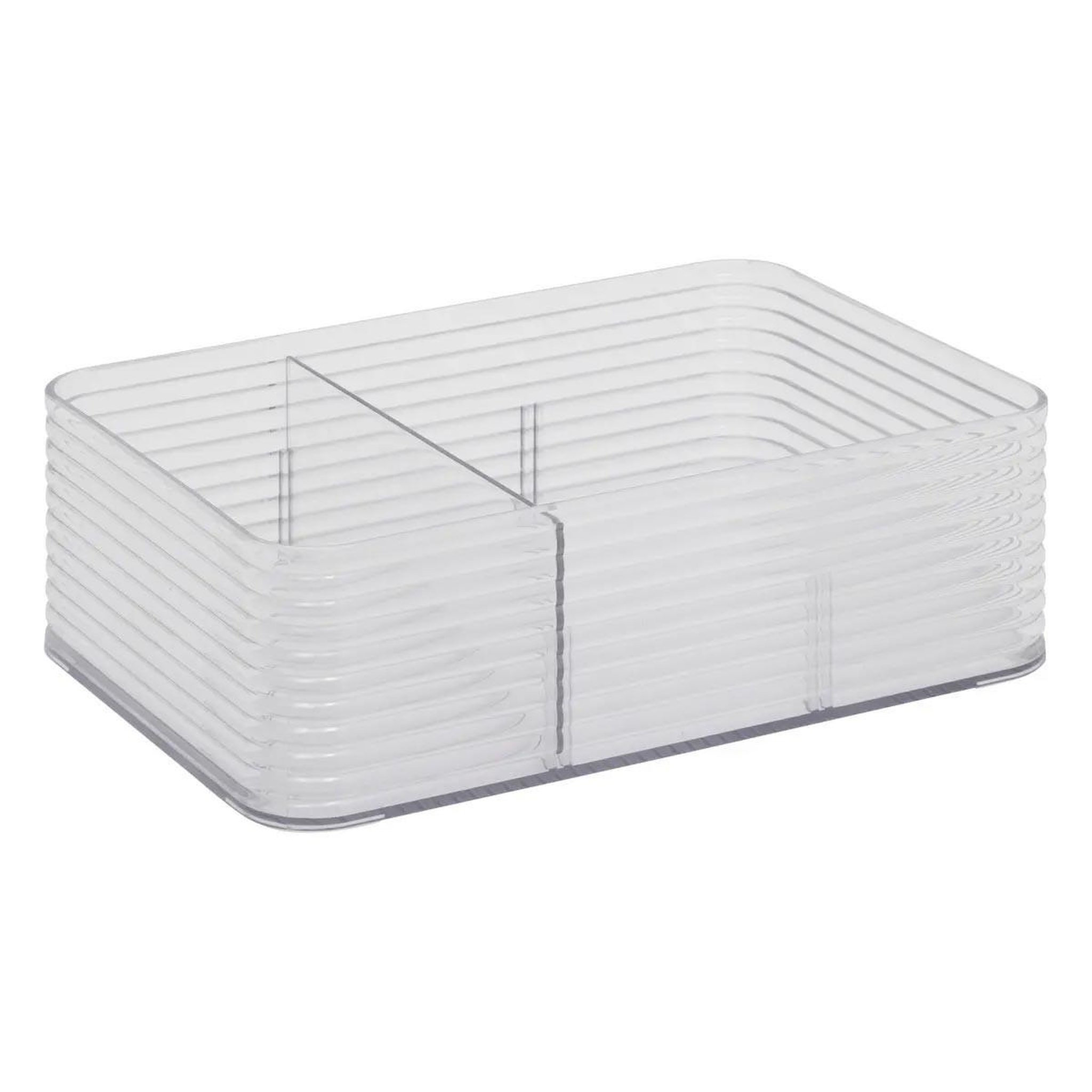 Voir la diapositive 3 : FIVE Boîte organiseur 3 compartiments  plastor  22cm transparent