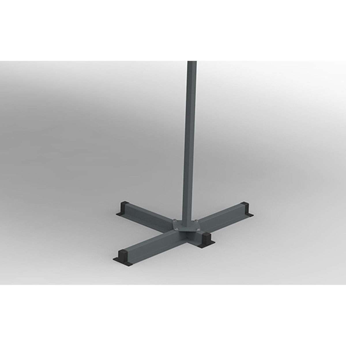 CONCEPT USINE Store banne double pente 4 x 3 m gris ISEO