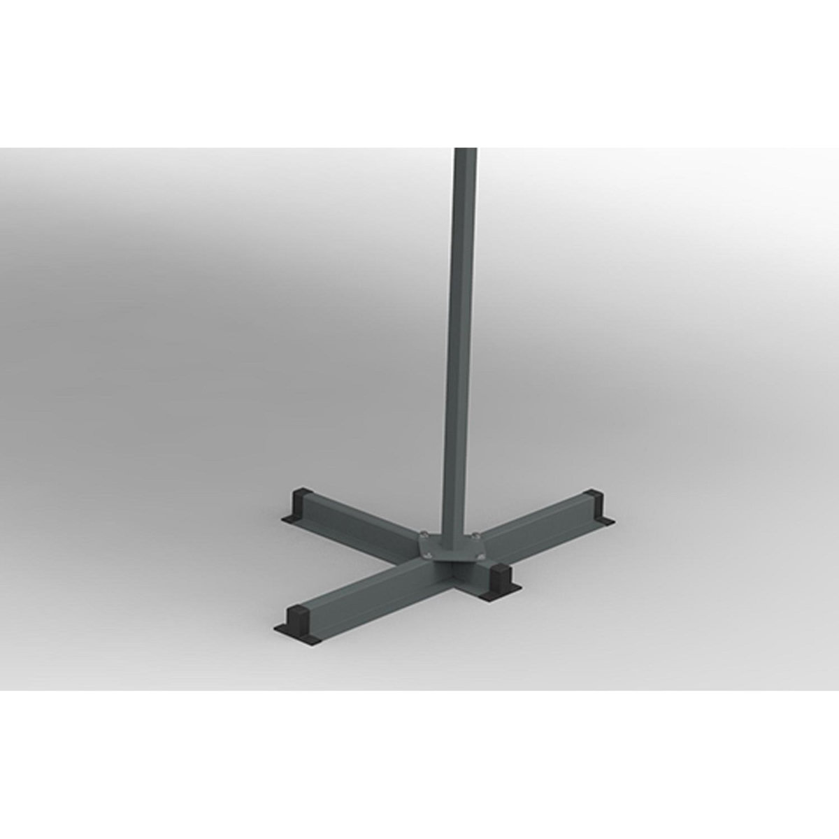 CONCEPT USINE Store banne double pente 4 x 3 m gris ISEO