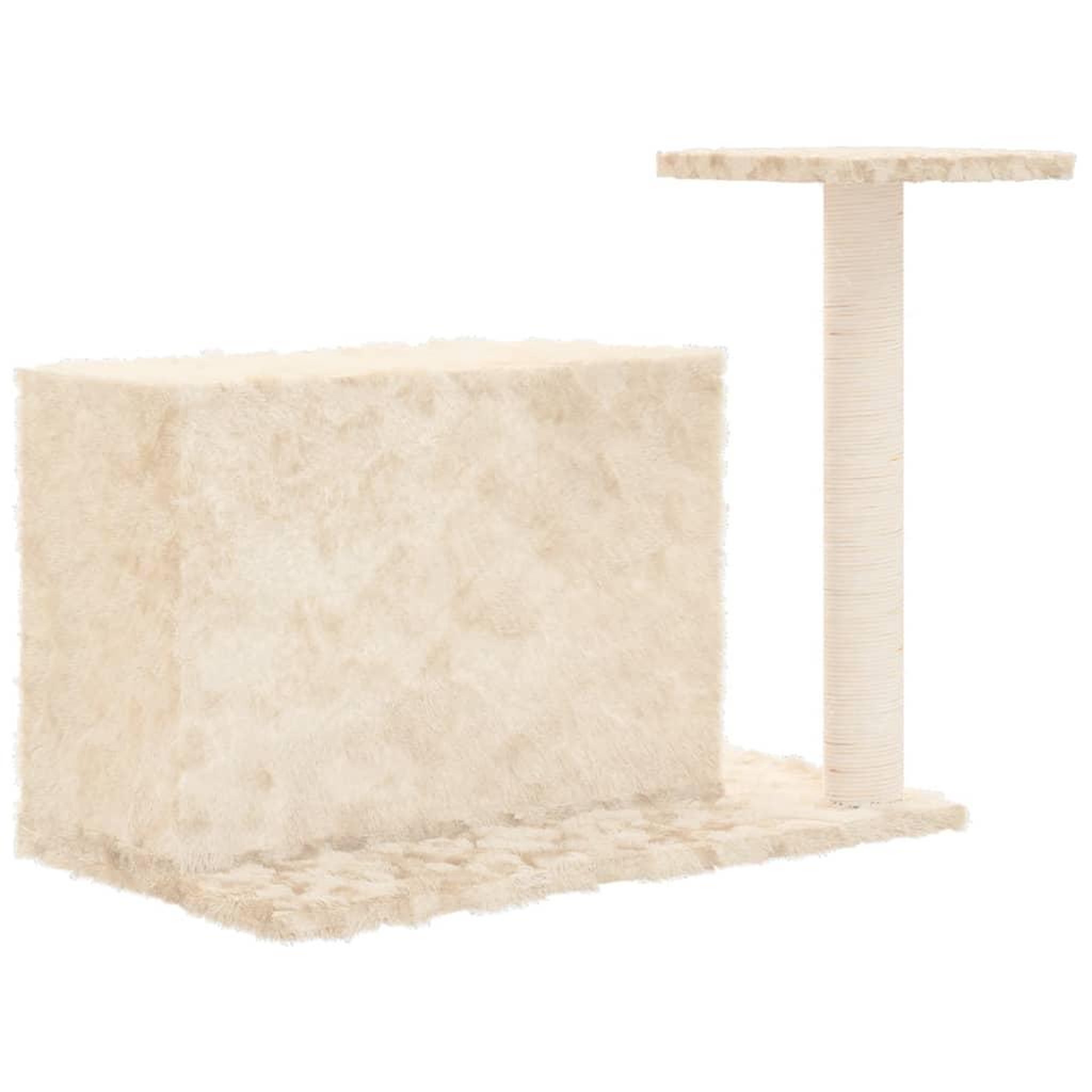 Voir la diapositive 5 : VIDAXL Arbre a chat avec griffoir en sisal Creme 51 cm