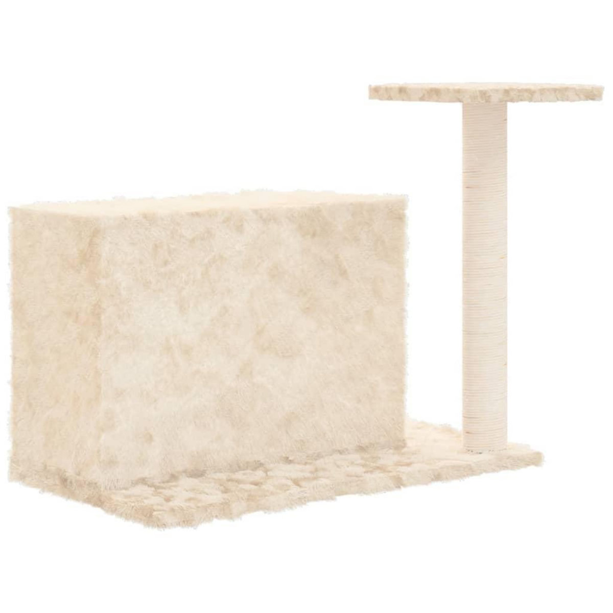 VIDAXL Arbre a chat avec griffoir en sisal Creme 51 cm