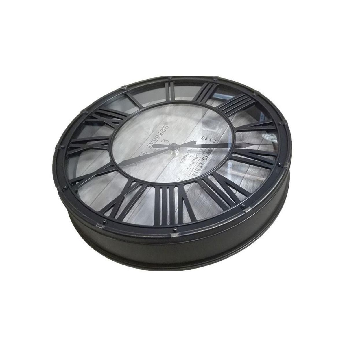 ATMOSPHERA Pendule vintage Ø39 x 7,7 cm d'épaisseur