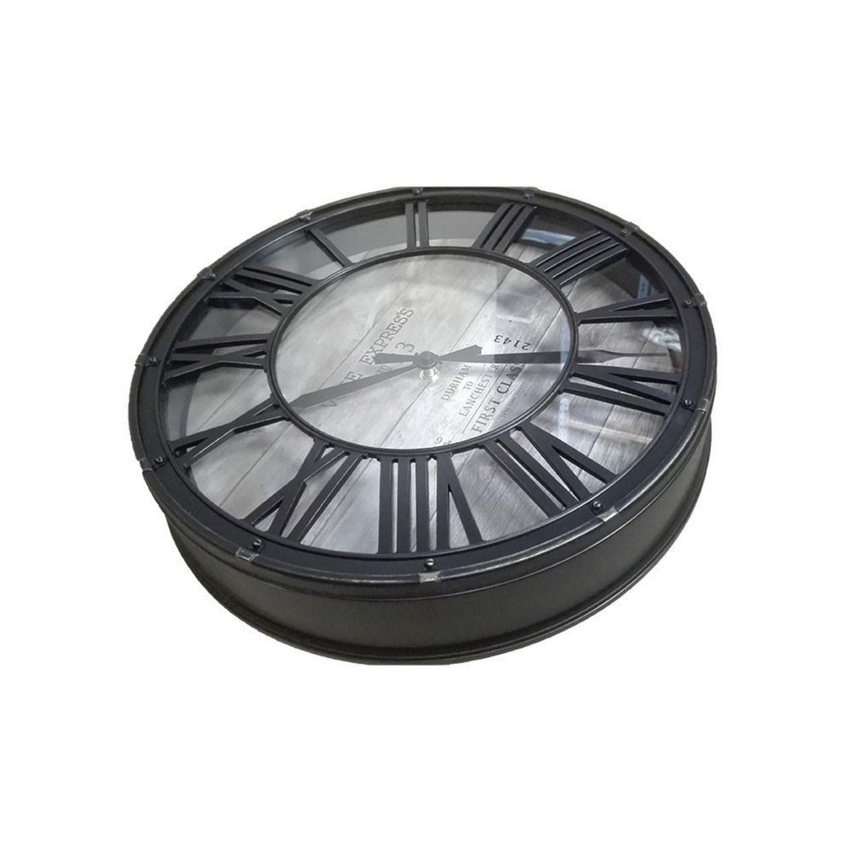 ATMOSPHERA Pendule vintage Ø39 x 7,7 cm d'épaisseur