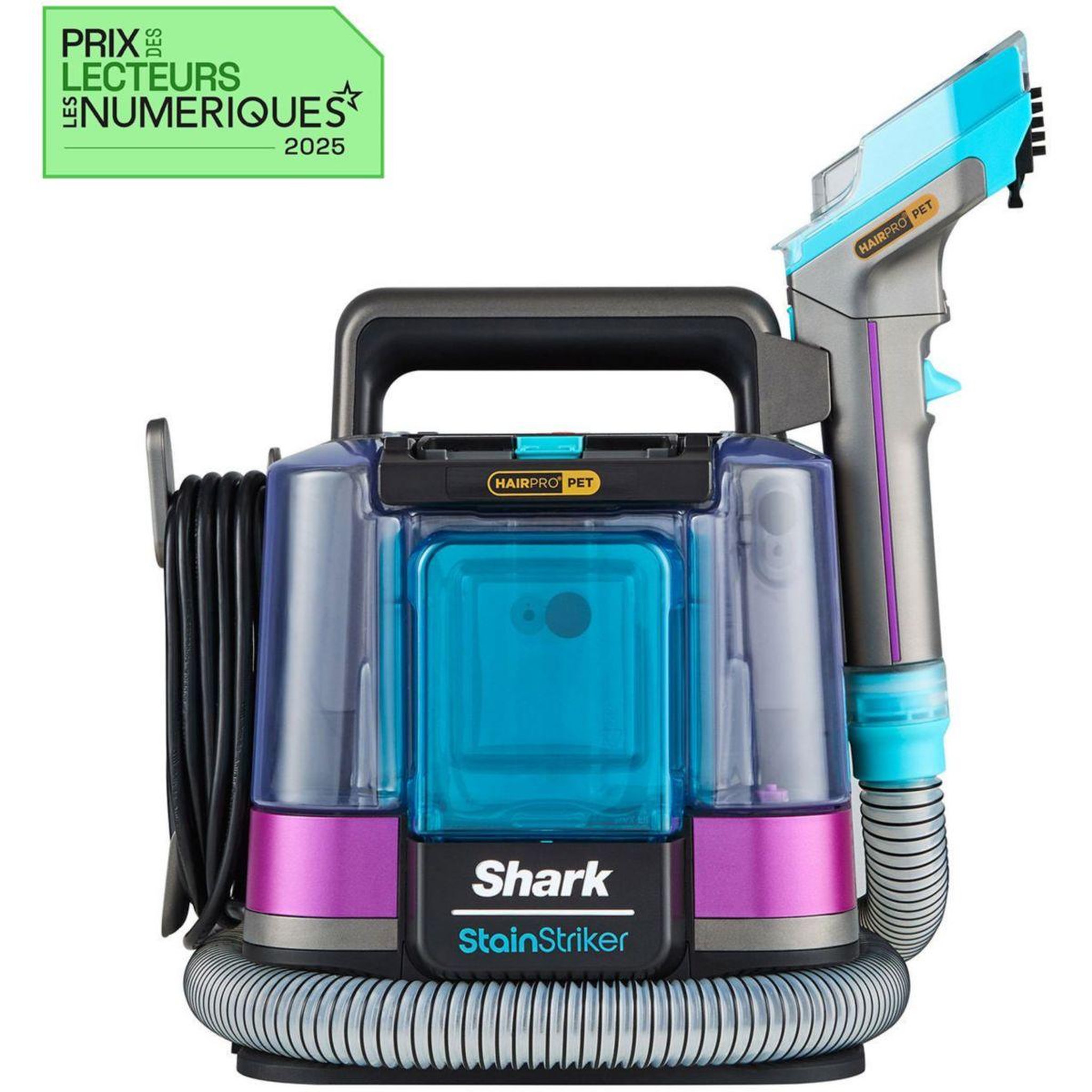Voir la diapositive 2 : Shark Nettoyeur détacheur StainStriker Hair Pro Pet PX250EUT