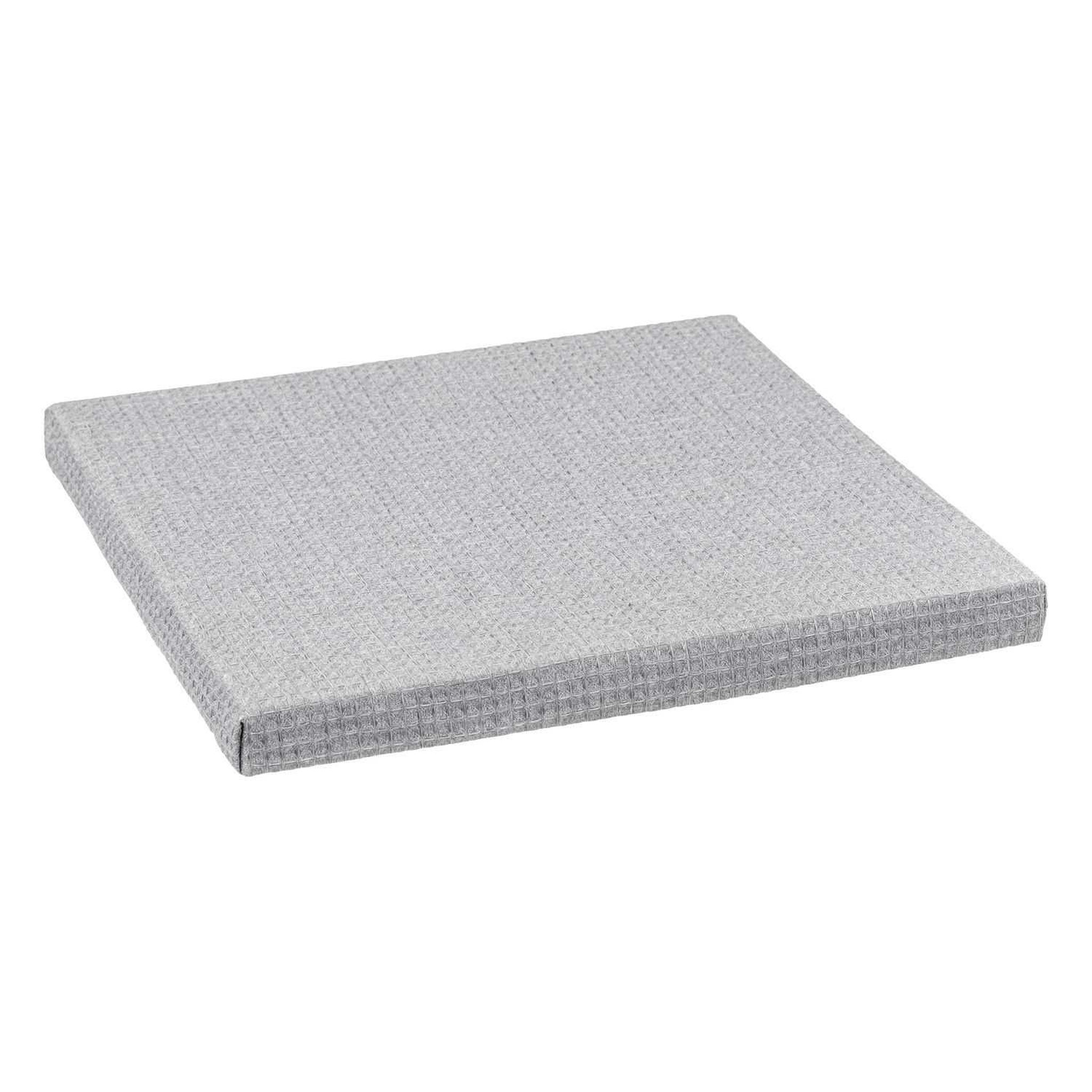 Voir la diapositive 5 : TOILINUX Lot de 6 boites de rangement en tissu herbier - 31x31x31cm - vert