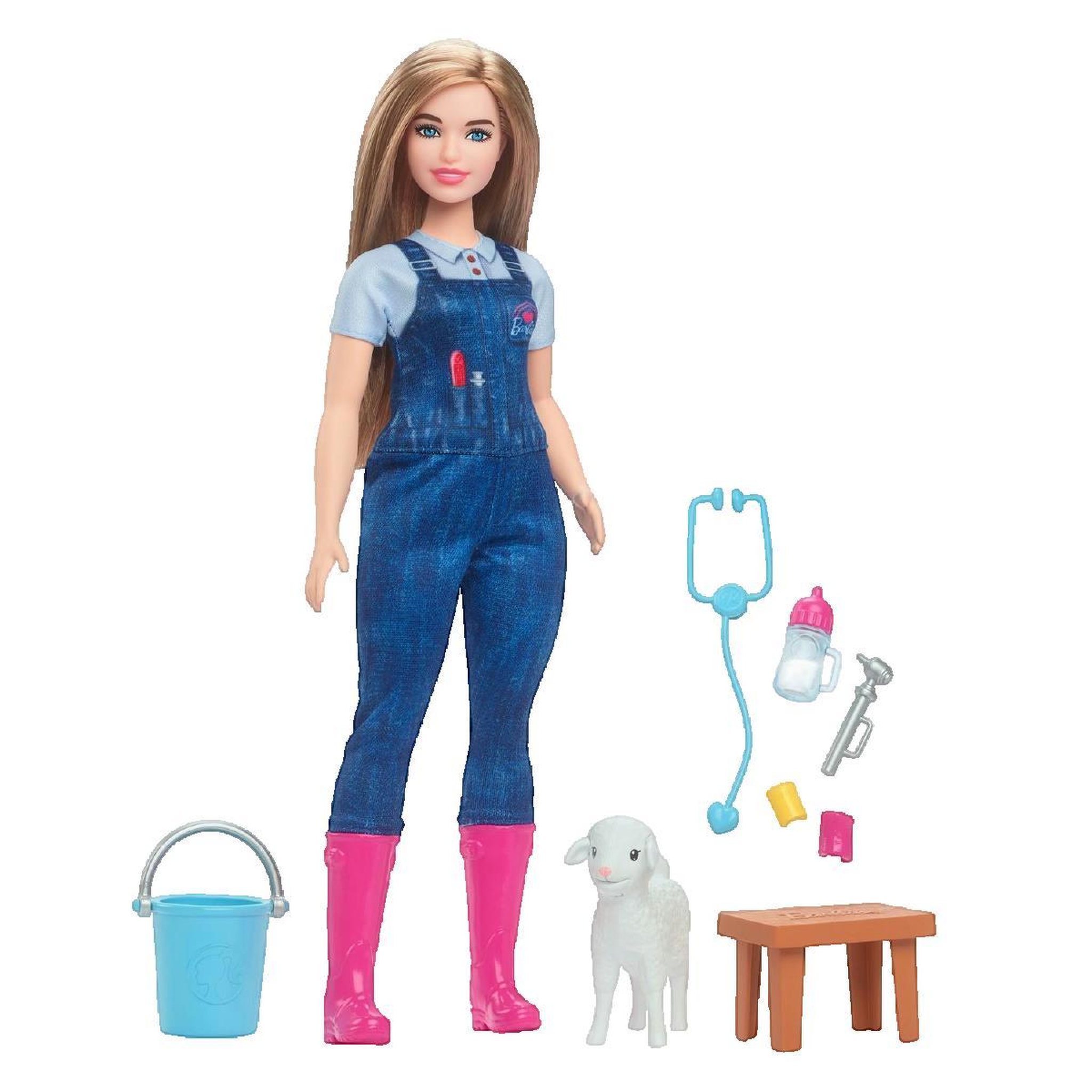 Voir la diapositive 2 : BARBIE Jeu de rôle Barbie Vétérinaire de Campagne avec accessoires
