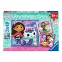 Voir la diapositive 1 : RAVENSBURGER Ravensburger - Gabby's Dollhouse Jigsaw Puzzle, 3x49pcs. 56590