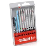 KREATOR Coffret de 10 lames pour scie sauteuse