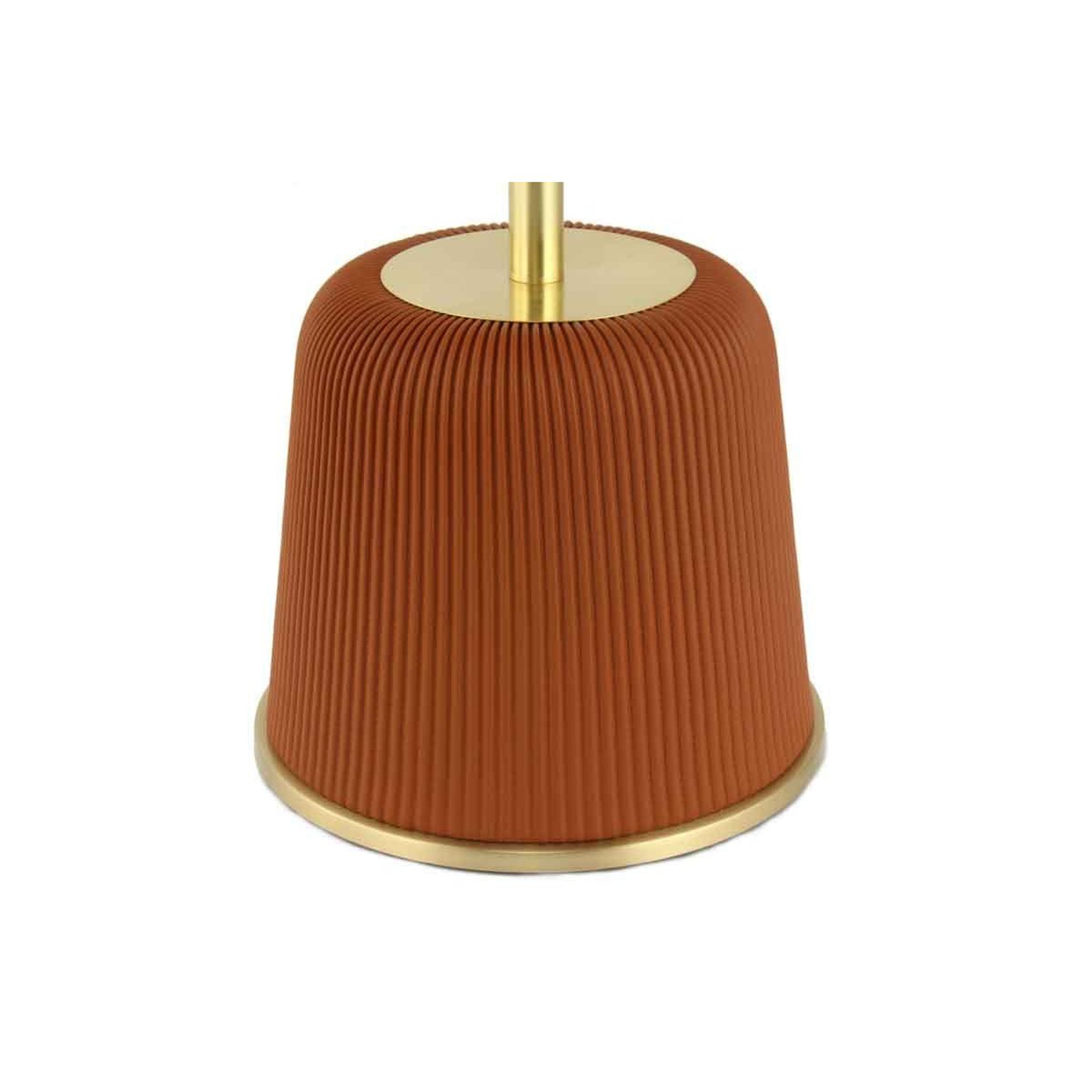 Voir la diapositive 4 : Paris Prix Table d'appoint design  jokai  60cm cognac & or