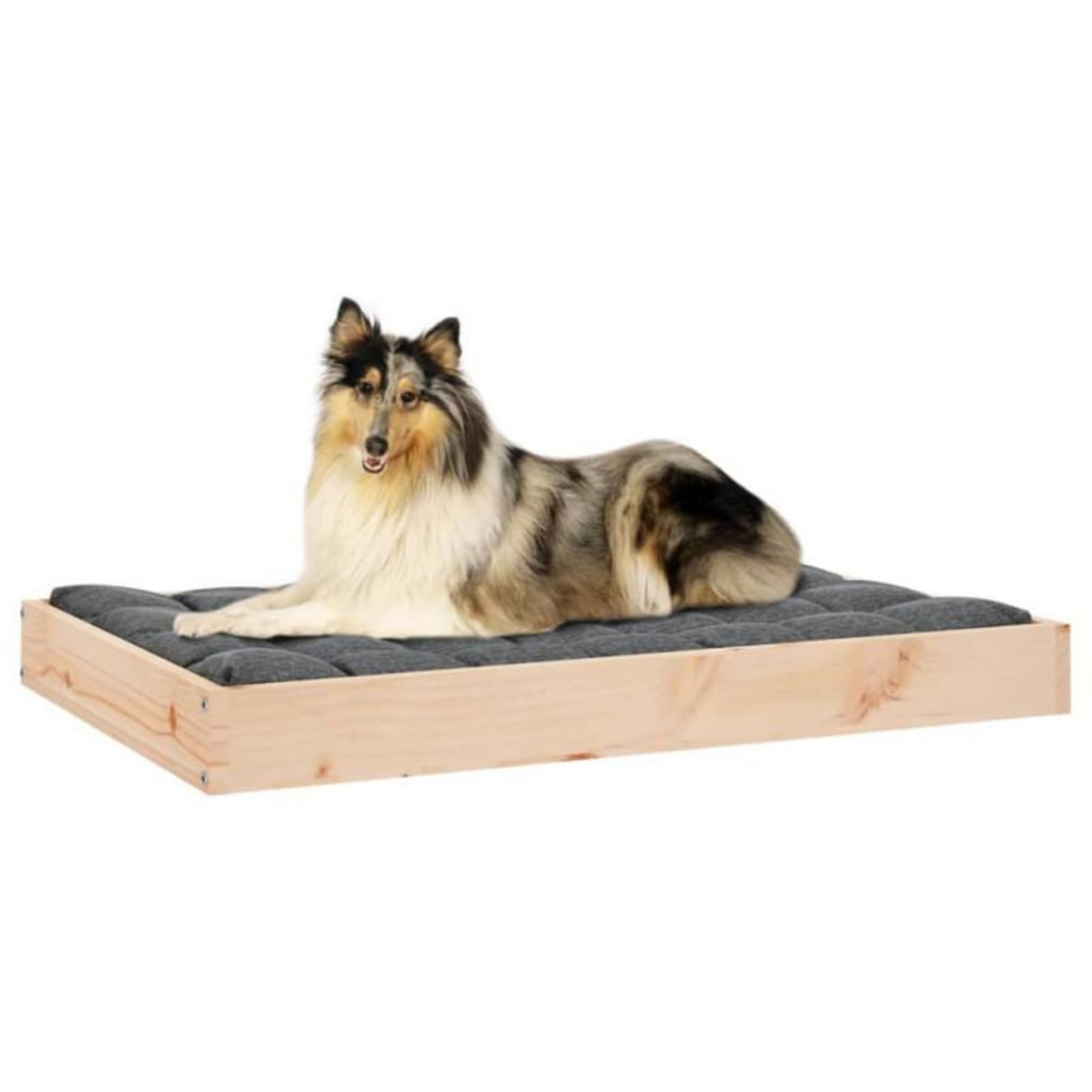 VIDAXL Lit pour chien 91,5x64x9 cm Bois de pin solide