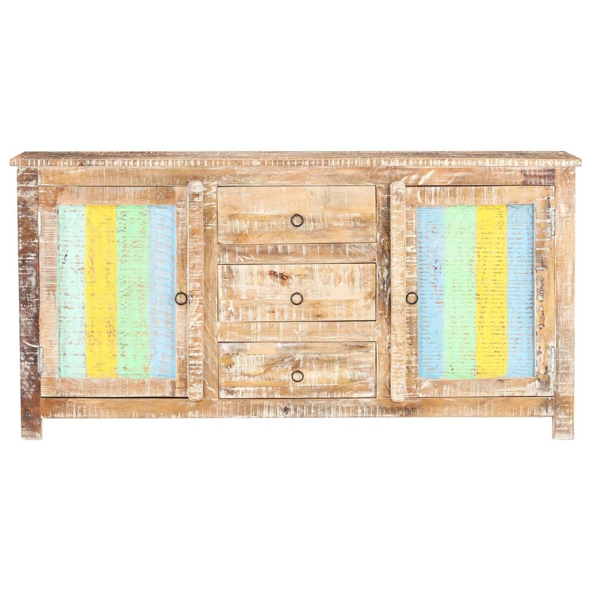 Voir la diapositive 2 : VIDAXL Buffet 151x40x75 cm Bois d'acacia brut