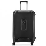 Delsey Valise rigide Moncey 69cm TSA Polypropylène. Coloris disponibles : Vert, Blanc, Marron, Noir, Bleu, Rose