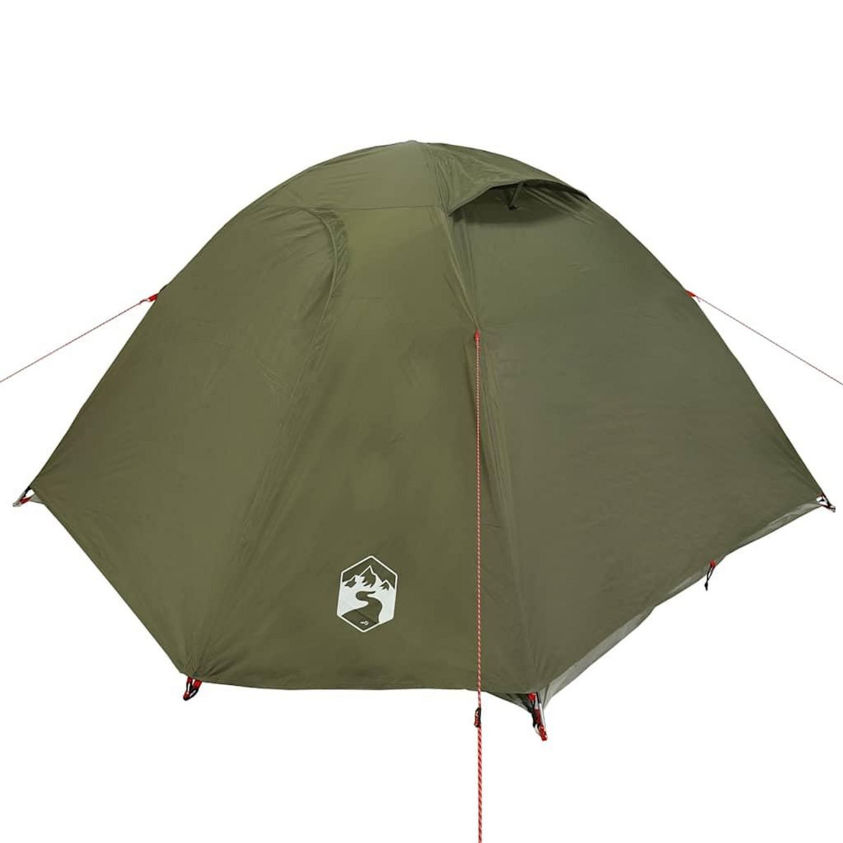 VIDAXL Tente de camping a dome 3 personnes vert olive impermeable