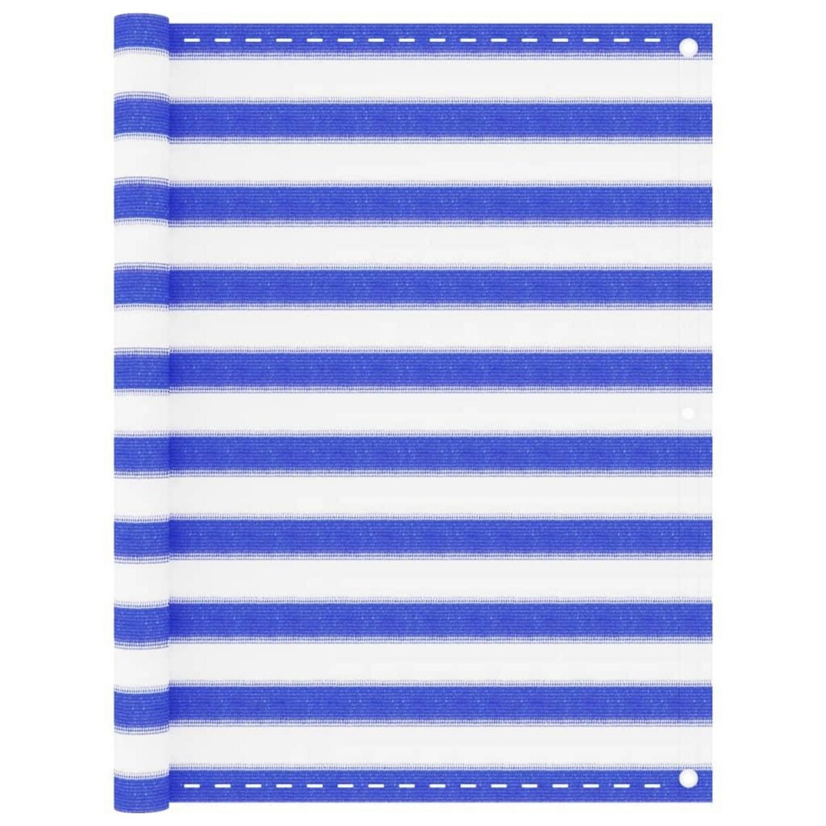 VIDAXL Ecran de balcon Bleu et blanc 120x300 cm PEHD