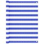 Voir la diapositive 1 : VIDAXL Ecran de balcon Bleu et blanc 120x300 cm PEHD
