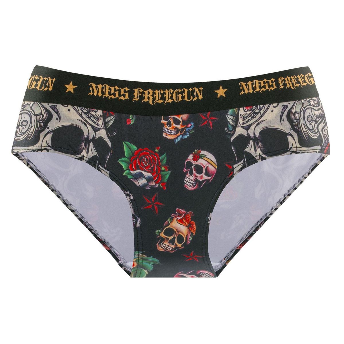 FREEGUN Lot de 3 culottes femme Camo