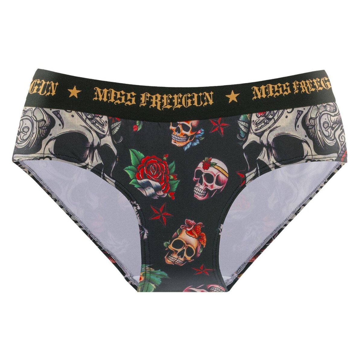 FREEGUN Lot de 3 culottes femme Camo