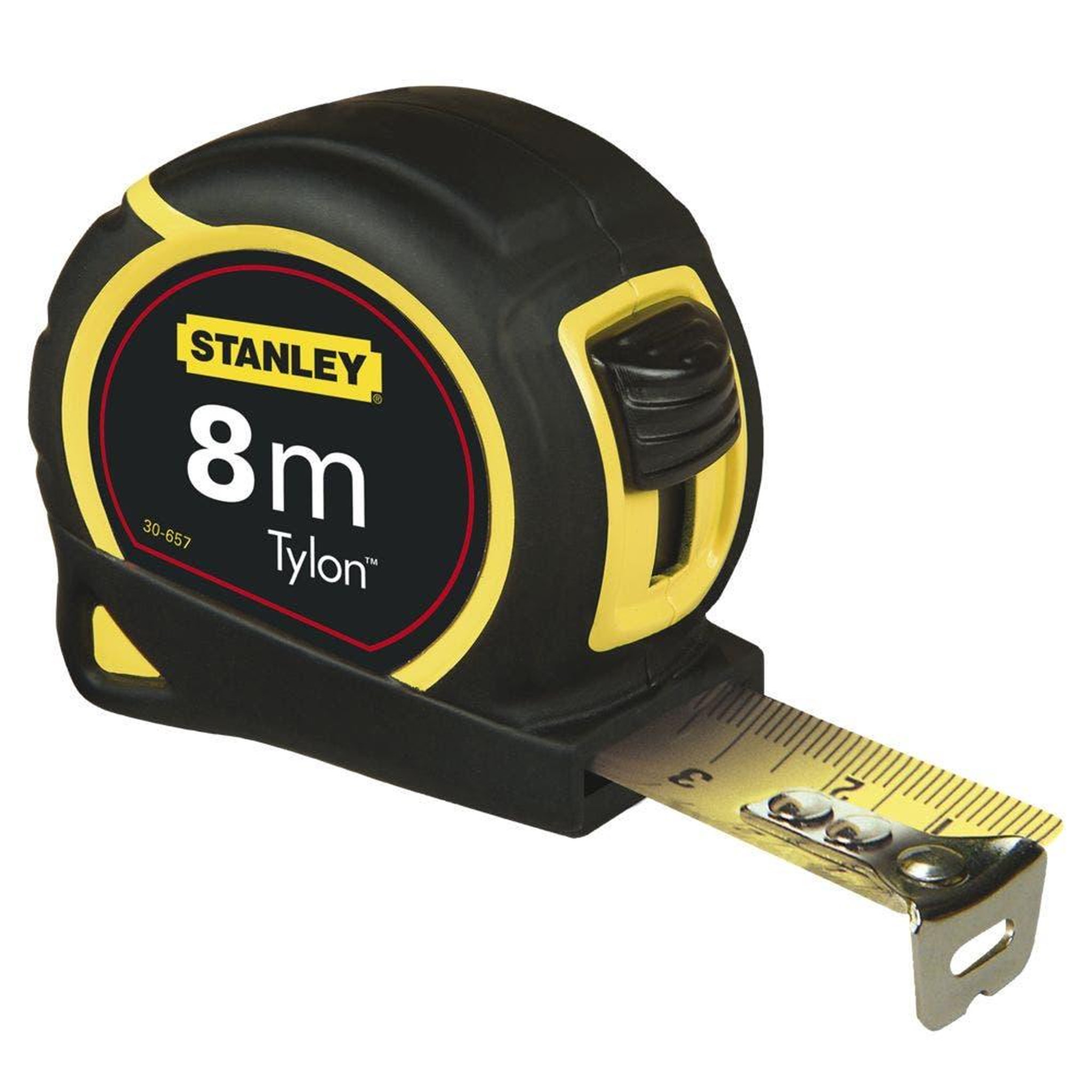 Stanley Mètre ruban 8m x 25mm bimatière tylon (vrac)