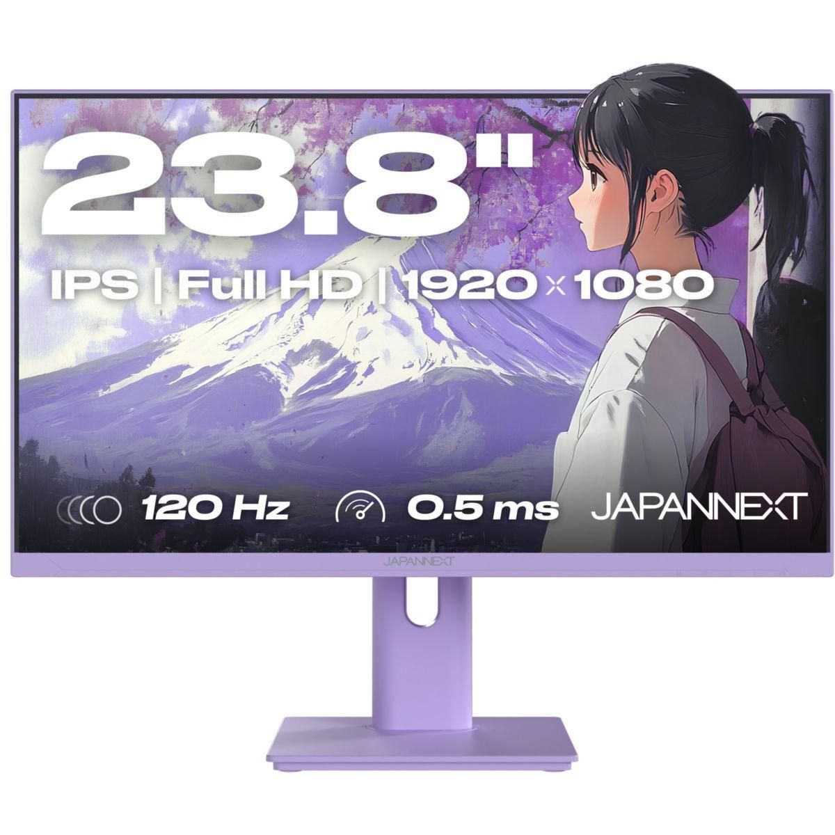 JAPANNEXT Ecran PC Gamer JN-IPS238G120F-HSP-Lila 24''