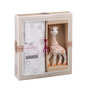 Voir la diapositive 2 : VULLI Coffret Sophie la girafe + Lange 120 x 120 cm
