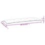 Voir la diapositive 6 : VIDAXL Coussins de banc de jardin lot de 2 motif de feuilles tissu