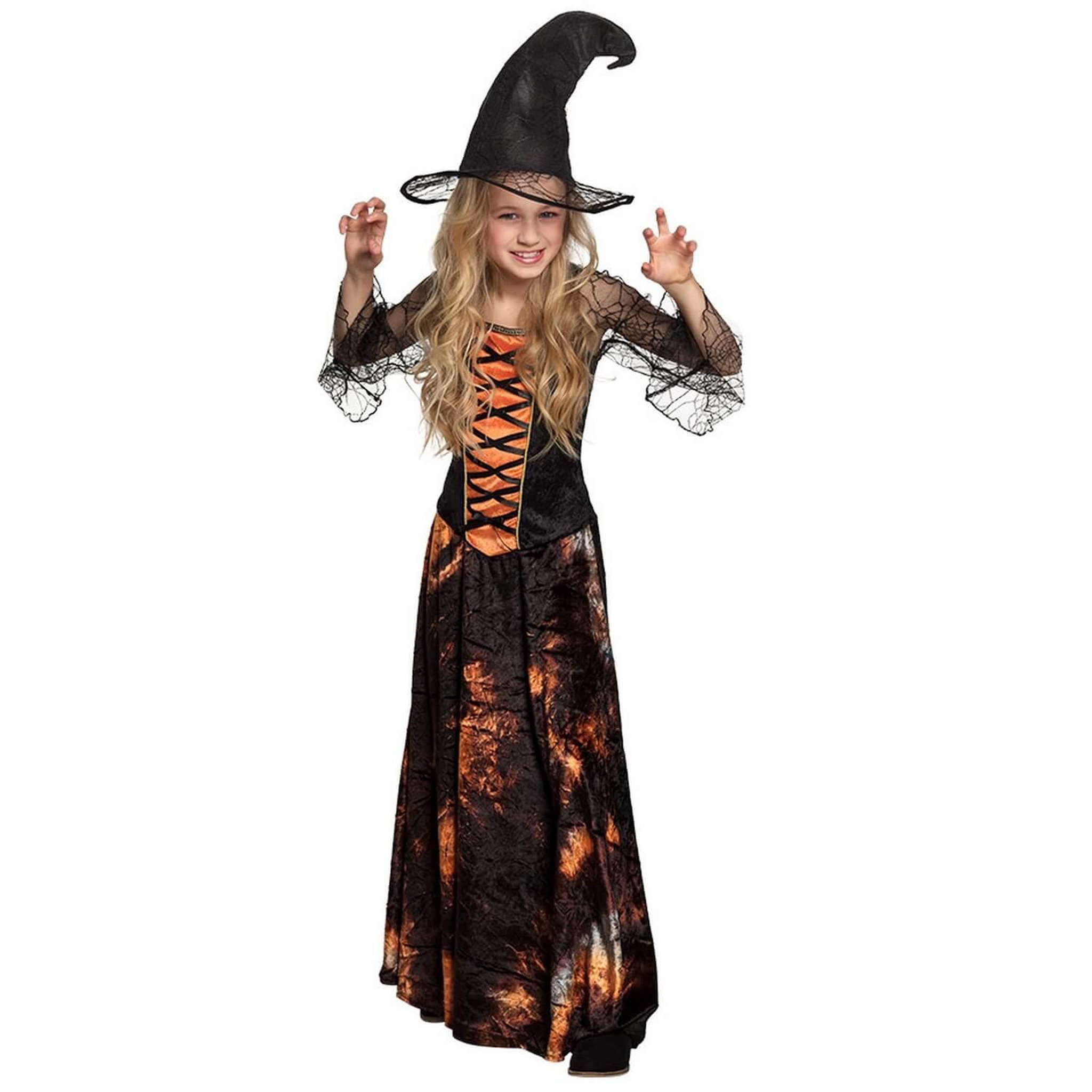 Boland Déguisement sorcière flamboyante - Fille - 7/9 ans (122 à 134 cm)