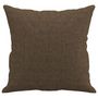 Voir la diapositive 4 : VIDAXL Coussins decoratifs lot de 2 Marron 40x40 cm Tissu