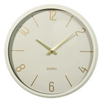 ATMOSPHERA Horloge Murale Design  Yann  38cm Doré