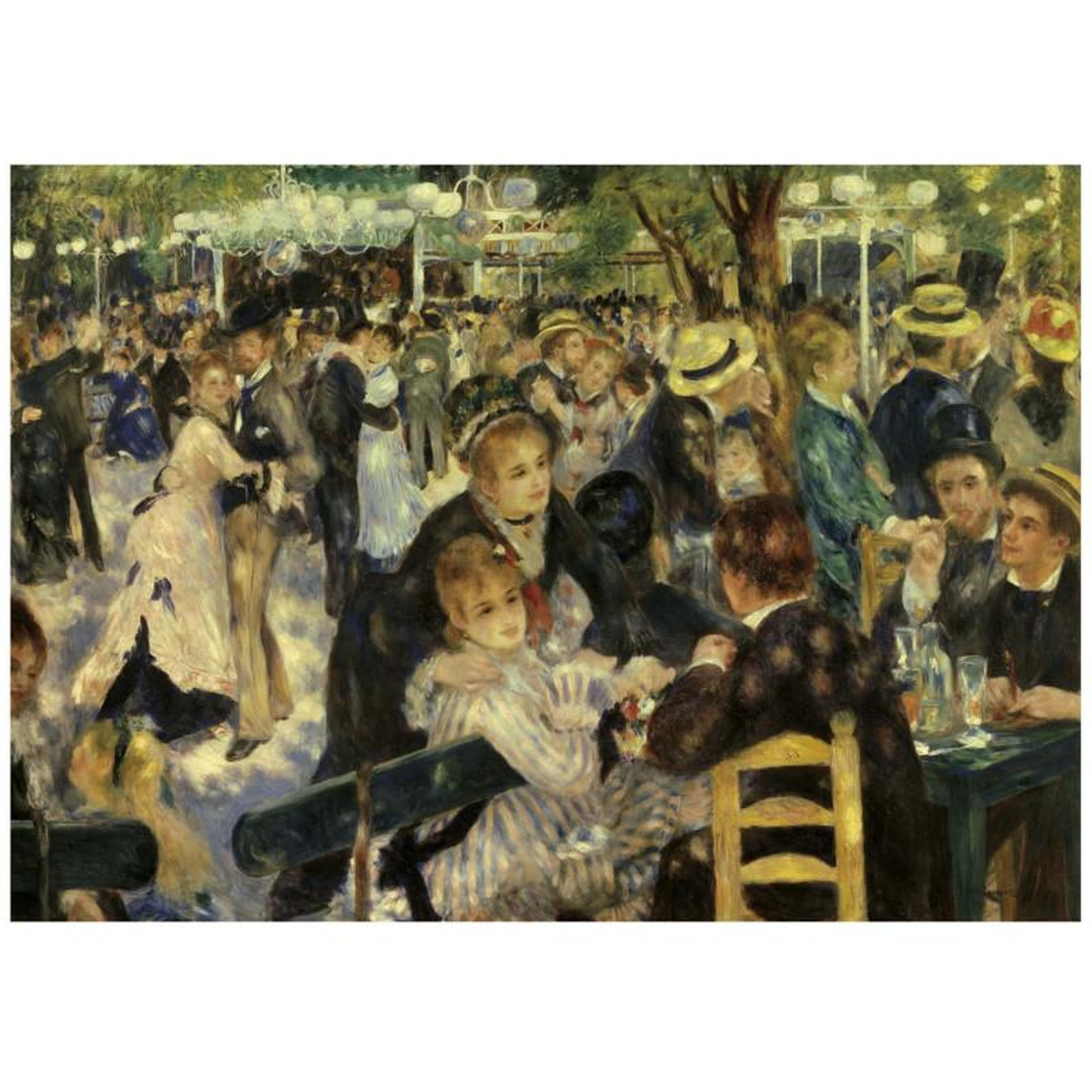 Voir la diapositive 2 : EDUCA Puzzle 3000 pièces – Danse au Moulin de la Galette – Œuvre artistique classique – 120 x 85 cm – Adulte dès 15 ans – Educa