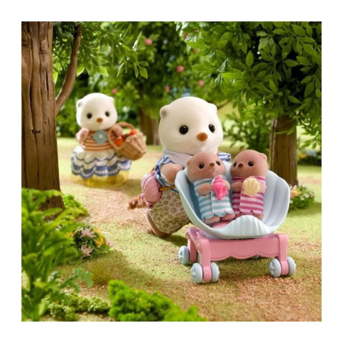 Sylvanian Families La famille Loutre de mer - SYLVANIAN FAMILIES - 5803