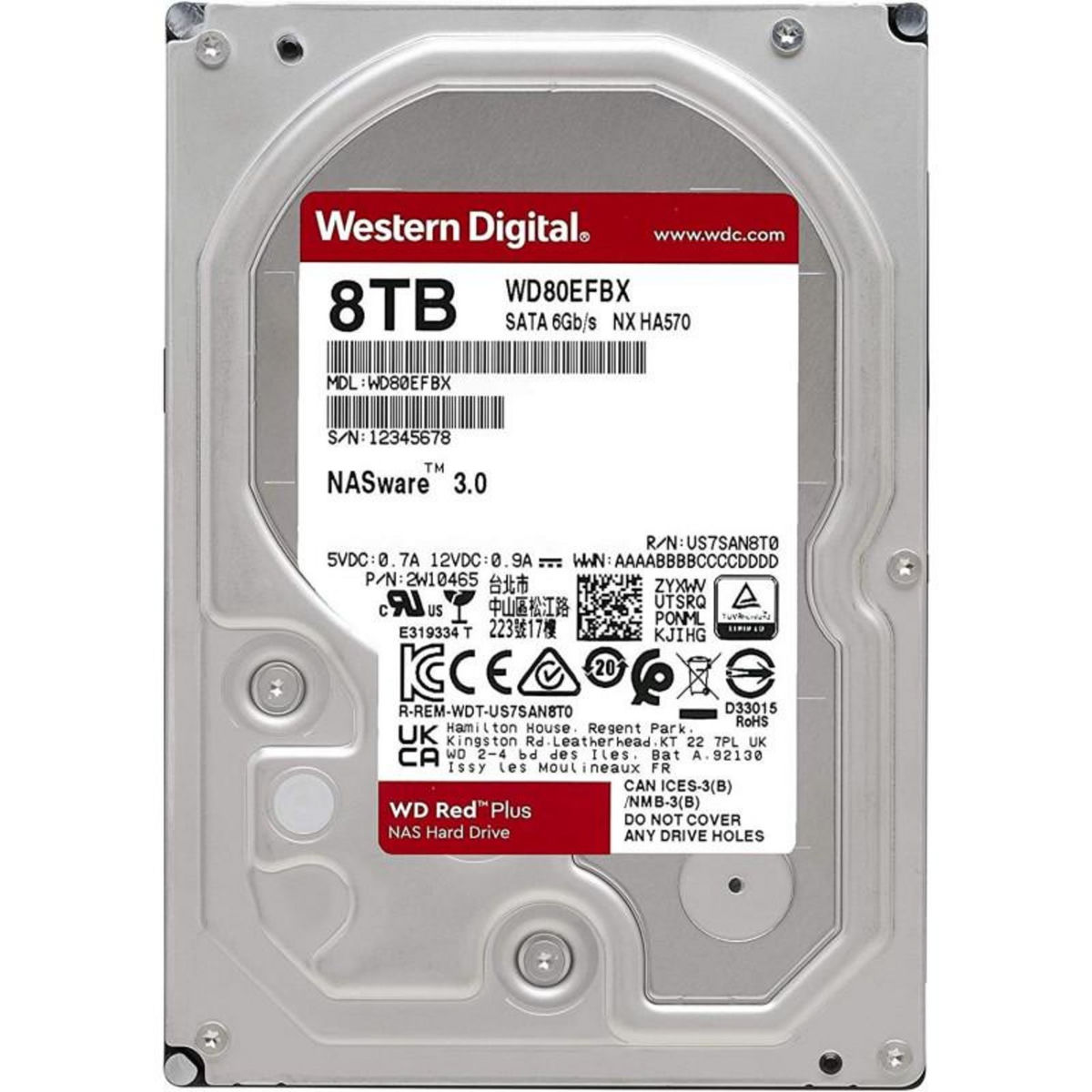 Western Digital WD Gold 8 To – Disque dur Enterprise WD8004FRYZ