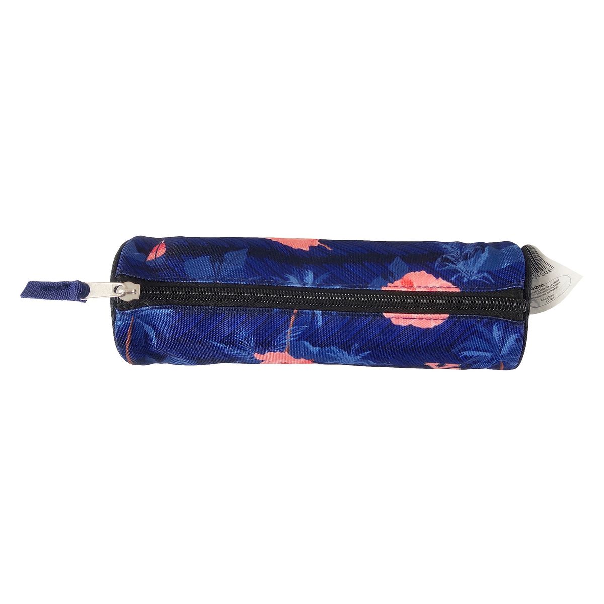 YOUNG'S ATTITUDE Trousse scolaire ronde polyester bleue imprimé floral