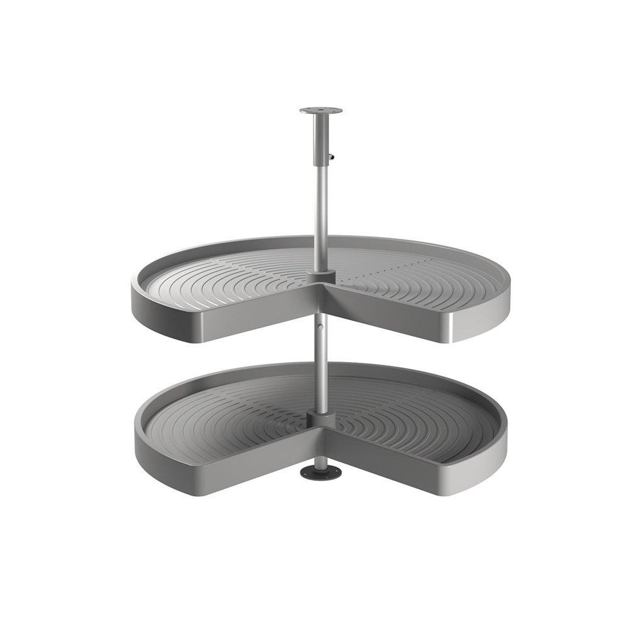 EMUCA SRL Jeu de plateaux Shelvo 3/4 pour module 900 mm en plastique gris