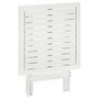 Voir la diapositive 4 : VIDAXL Table de bistro Blanc 46x46x47 cm Bois d'acacia massif