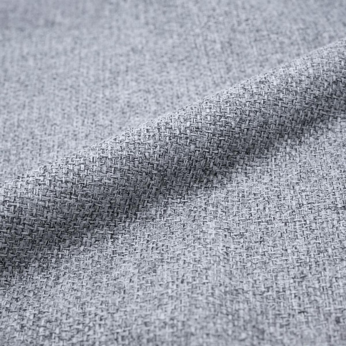 Rendez vous déco Lot de 2 chaises pour îlot central 66 cm en tissu chiné gris foncé - Karl