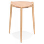 Voir la diapositive 3 : Paris Prix Tabouret Empilable en Bois  Garland  44cm Naturel